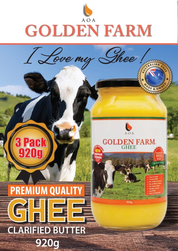 3x pack - Golden Farm 920g Ghee